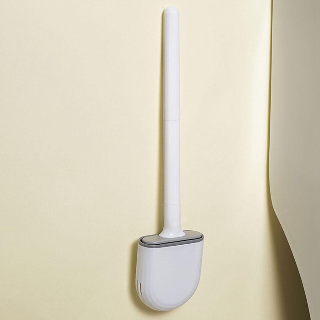 JARRED Bàn Chải Chà Toilet Cán Dài Bằng Silicon Mềm Linh Hoạt