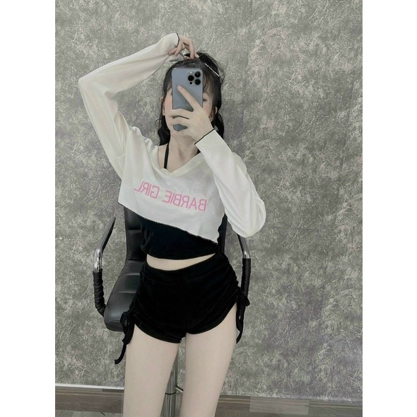 Set áo và tập gym ba món hai màu ☘️☘️☘️Ly alohashop91