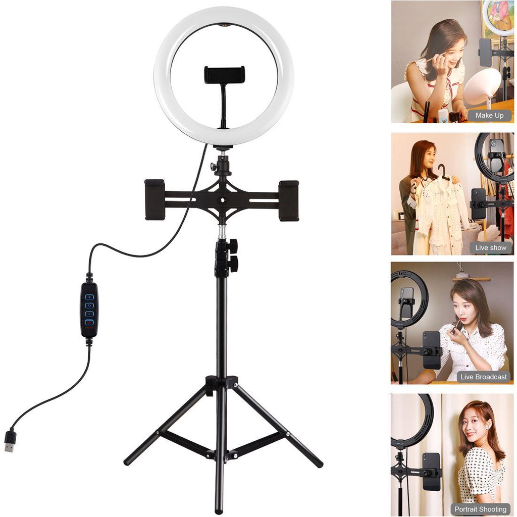 Vòng Đèn LED Chụp Ảnh Selfie 3 Chế Độ 10.2 inch