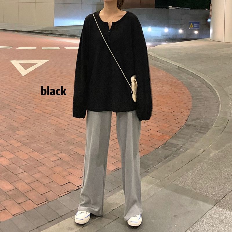 J119 - Áo dài tay đen