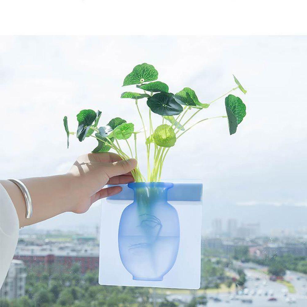 Lọ Hoa Dạng Dính Mềm Mại Sáng Tạo Trang Trí Tường Nhà
