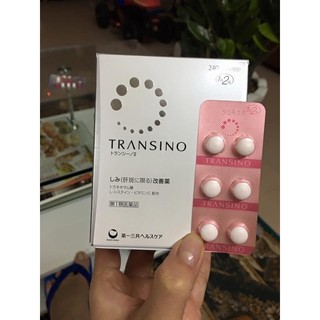 Viên Transino khi da Nám, tàn nhang