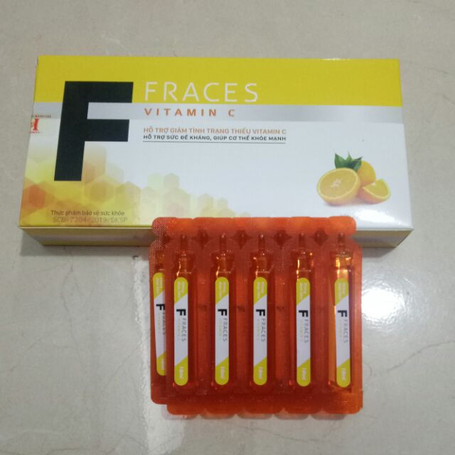 Vitamin C cho trẻ em. Fraces. Hộp 20 ống