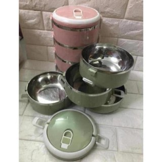 Cặp lồng cơm - Cà mên 4 tầng lúa mạch(4 TẦNG - LÚA MẠCH)