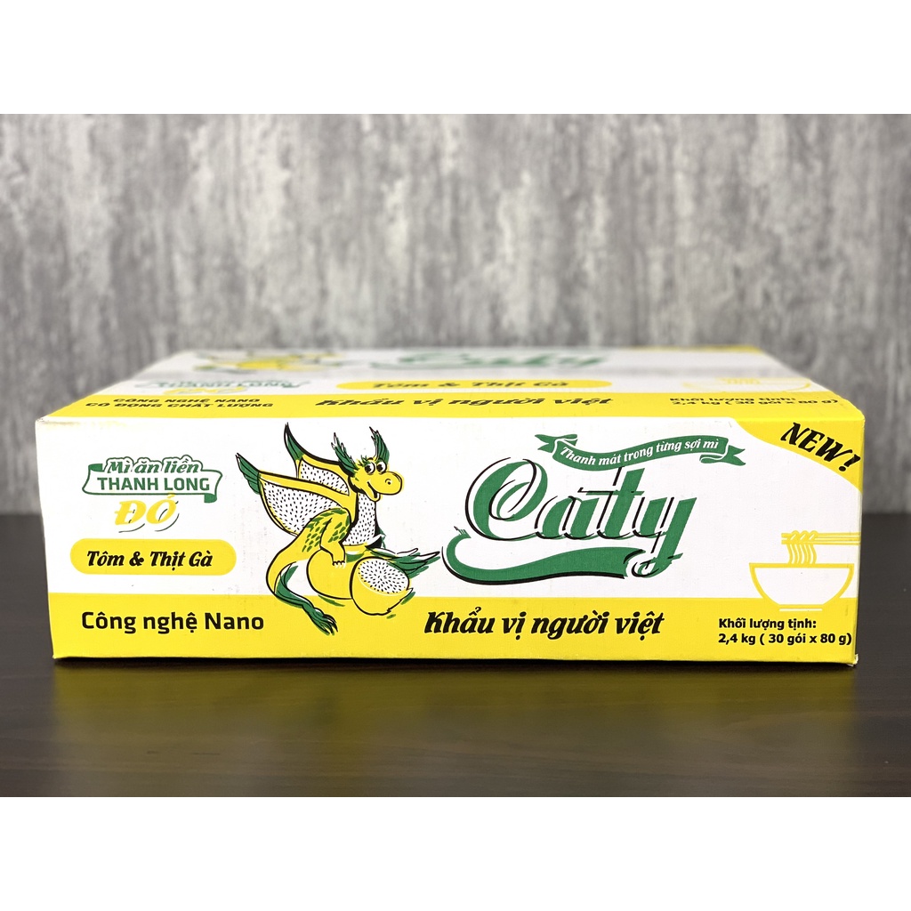Mì Thanh Long Đỏ Caty Tôm và Thịt Gà