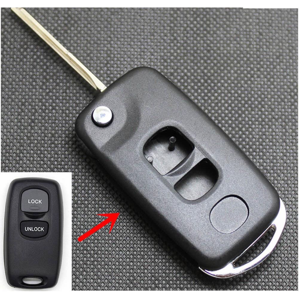 Vỏ bảo vệ chìa khóa điều khiển từ xa cho xe hơi Mazda 2 3 6 323 626