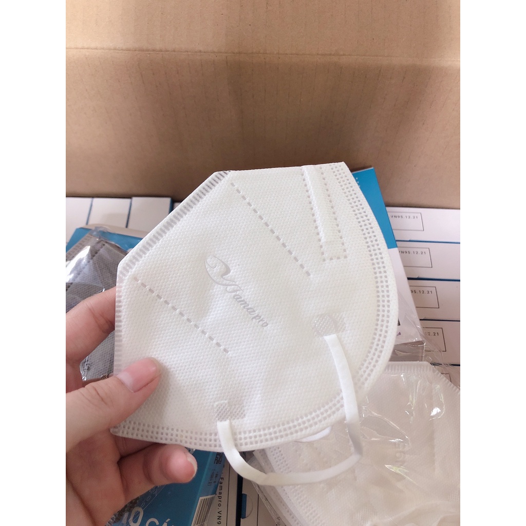 Khẩu trang N95 PLUS kháng khuẩn chống bụi siêu mịn hàng cao cấp 5 lớp JESBRAND KTJ1