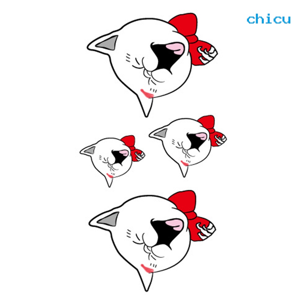 [Hàng mới về] Miếng dán hình xăm tạm thời màu trắng đen