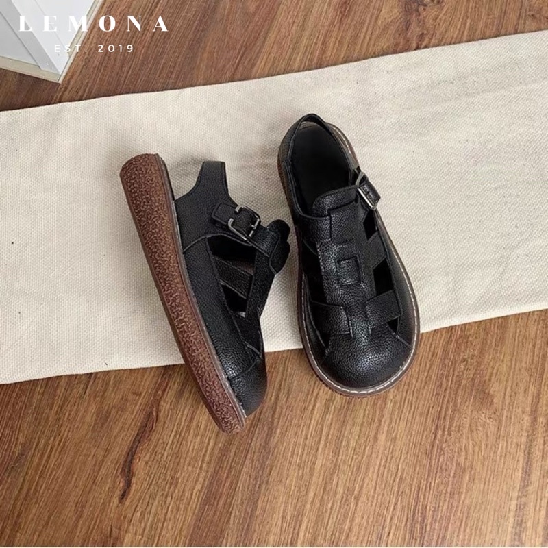 GIÀY SANDAL KÍN MŨI TRÒN NHẬT BẢN HOT TREND PHONG CÁCH