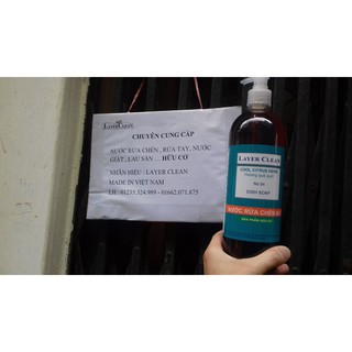 Nước Rửa Chén/Bát HC Layer Clean Hương Quýt 800ml