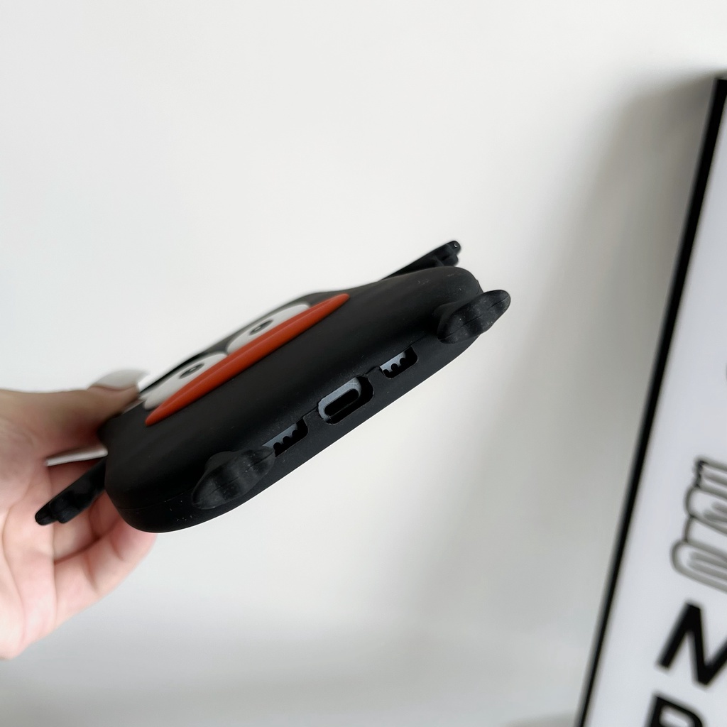 Ốp Điện Thoại Mềm Chống Rơi Hình Xúc Xích Mắt To Hoạt Hình Cho iPhone 13 / 12 / 12PRO MAX / 13PRO MAX / 6 / 7 / 8