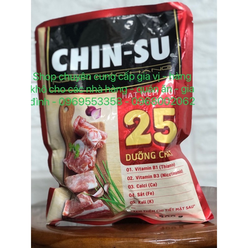 [FREESHIP - GIÁ SỈ] HẠT NÊM CHINSU NGON HẢO HẠNG 25 DƯỠNG CHẤT 400G