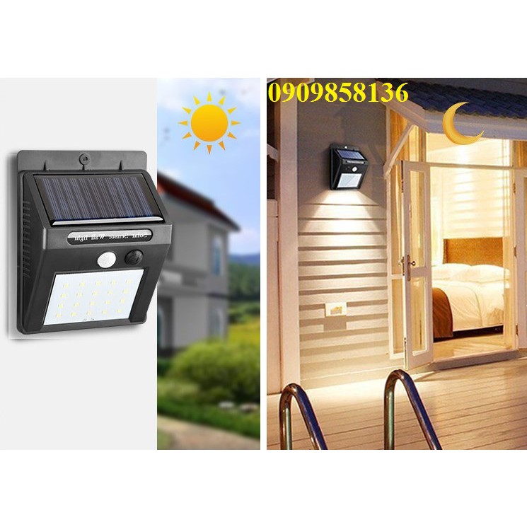 ĐÈN NĂNG LƯỢNG MẶT TRỜI THÔNG MINH 30 LED 3 IN 1 có dây kéo dài 2,5m