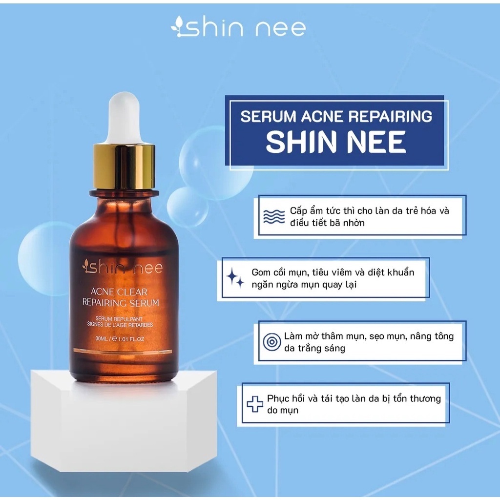 Tinh chất giảm mụn ngừa thâm cấp ẩm- Serum Acne Repairing Shin Nee - 35ml