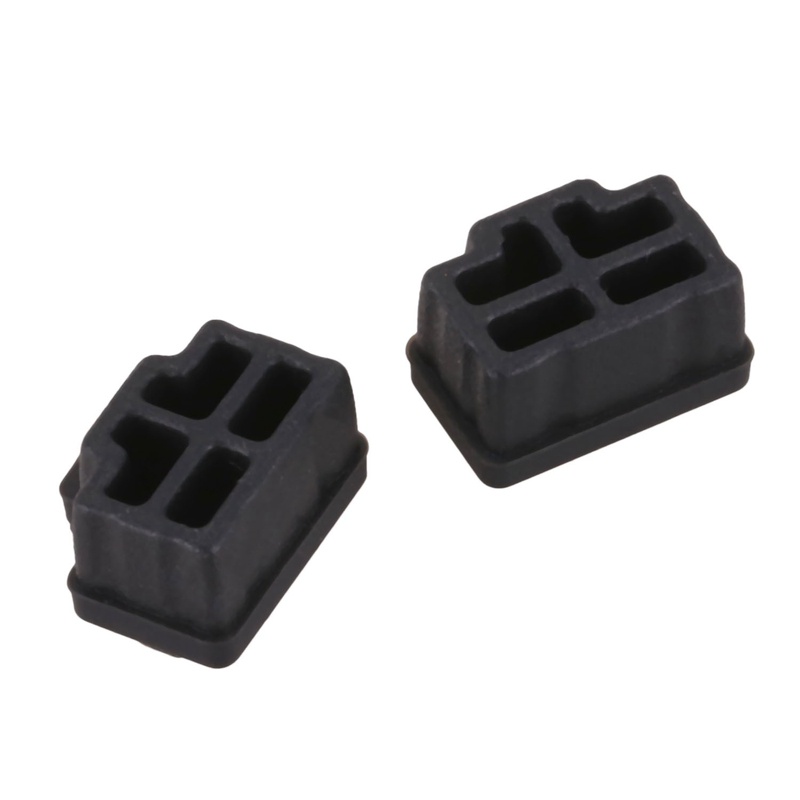 Set 100 Nắp Đậy Cổng Mạng Ethernet RJ45 Màu Đen Chống Bụi