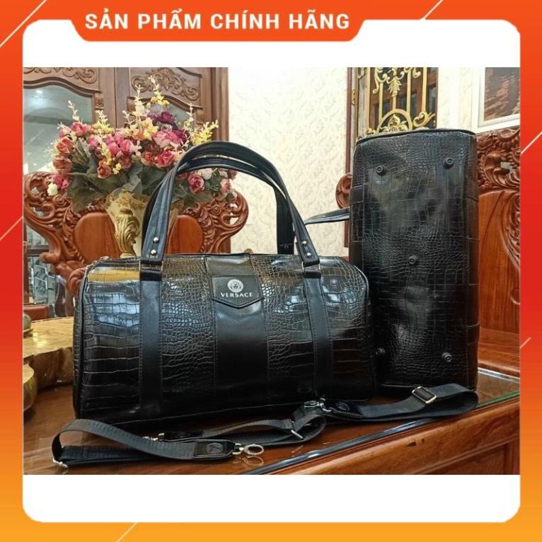 Túi du lịch cỡ lớn nam nữ gấp gọn kiểu dáng túi chống da mềm giá rẻ chống nước có ngăn để giầy riêng biệt TDL58