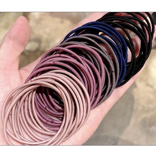 hàng mới Combo 100 Dây Chun Cột Tóc Cho Bạn Gái