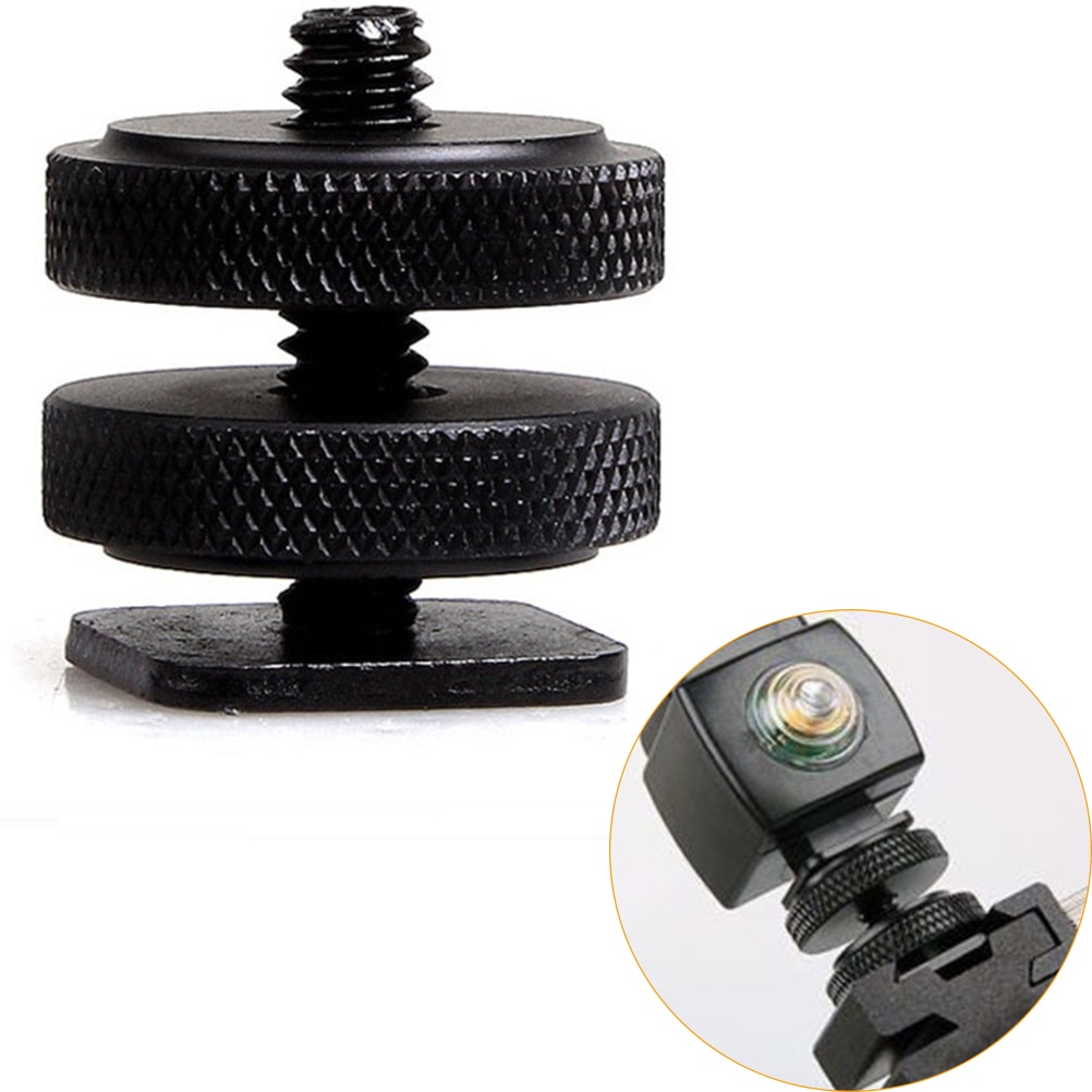 Đai ốc đôi 1/4&quot; và ốc vít kép p25 0.3 chuyên nghiệp dành cho tripod/ đèn flash/ máy ảnh