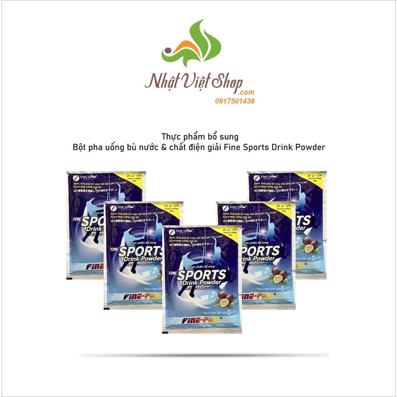 Bột pha uống bù điện giải Fine Sports Drink Powder