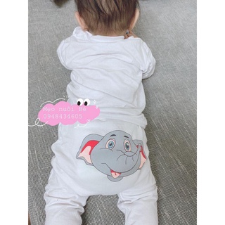 Bộ catter cài vai cho bé sơ sinh