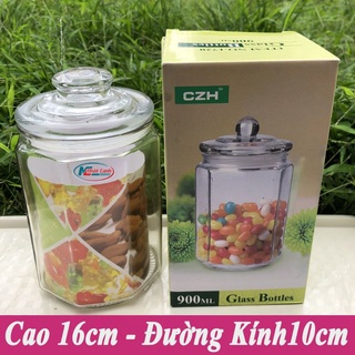 Hũ thuỷ thinh đựng gia vị có lắp chun