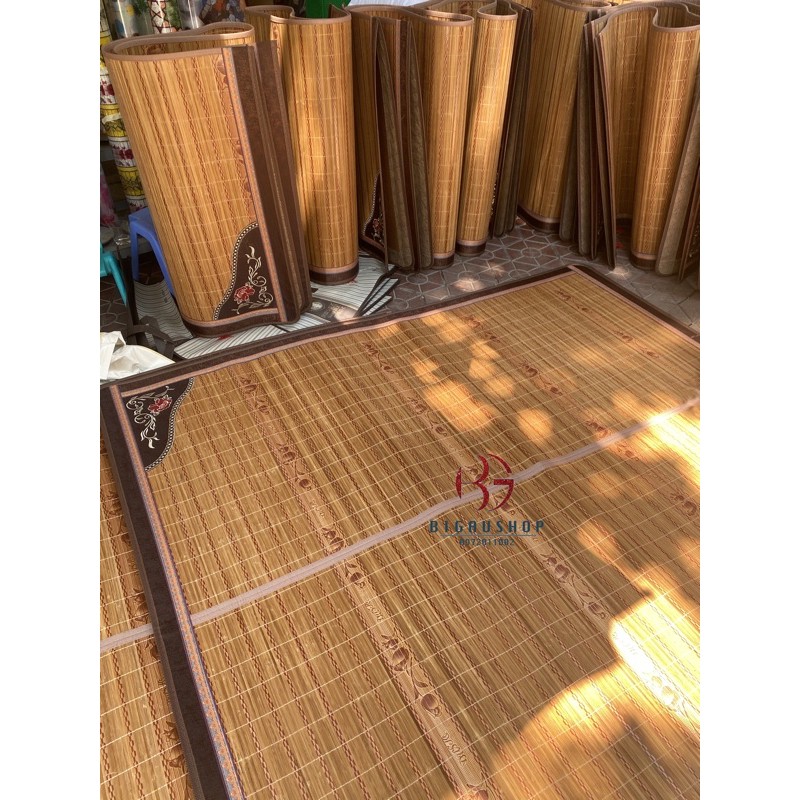 Chiếu trúc tăm vân gỗ loại sịn xuất khẩu