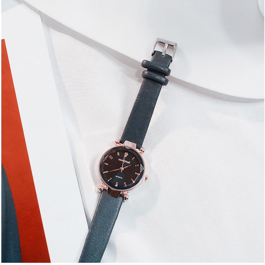 ĐỒNG HỒ NỮ DÂY DA CANDYCAT C245 MẶT SAO ĐÊM PHONG CÁCH HÀN QUỐC | BigBuy360 - bigbuy360.vn