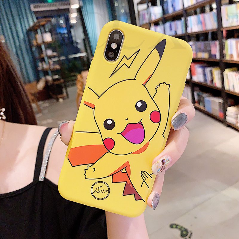 Ốp điện thoại dẻo Pikachu hoạt hình cho For iPhone 11 Pro Max XS MAX XR X 7 8 6 6S Plus SE 2020