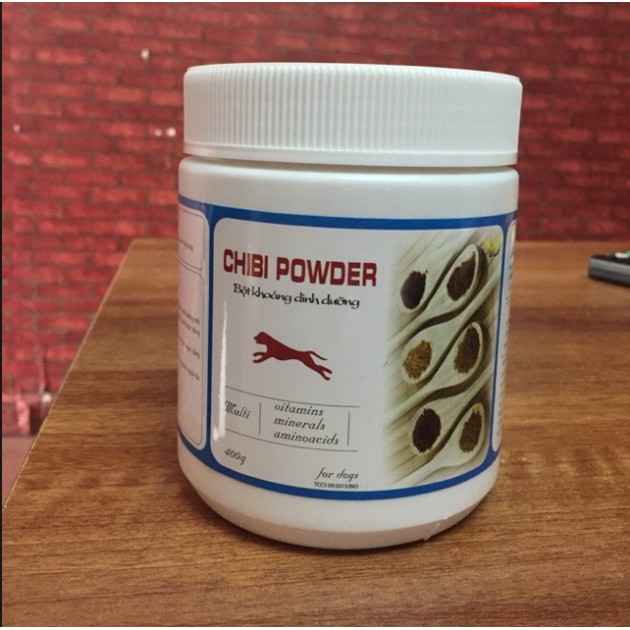 Bột khoáng cao cấp Chibi Powder dinh dưỡng cho chó 400gr | Shopee ...