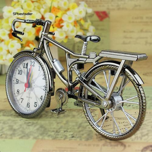 Đồng hồ báo thức hình xe đạp phong cách vintage