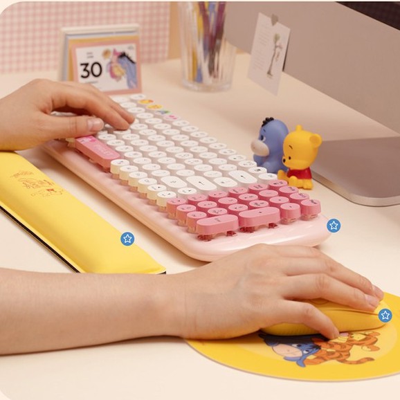 Bàn phím không dây Disney chính hãng nhập khẩu Royche kết nối USB nhiều mẫu mã