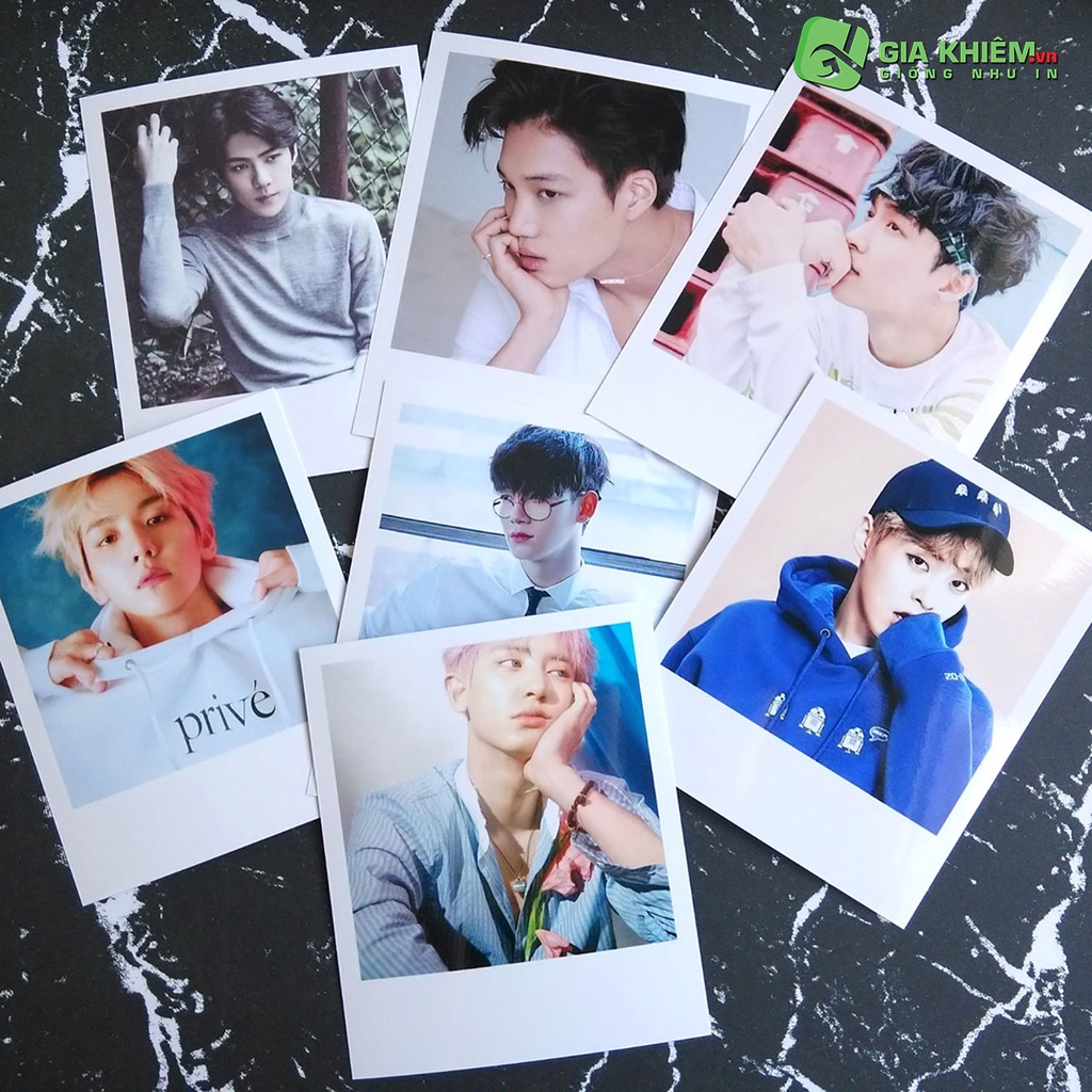 In combo 10 ảnh Pola không phai không nhòe màu size 9x5.5cm ảnh theo yêu cầu