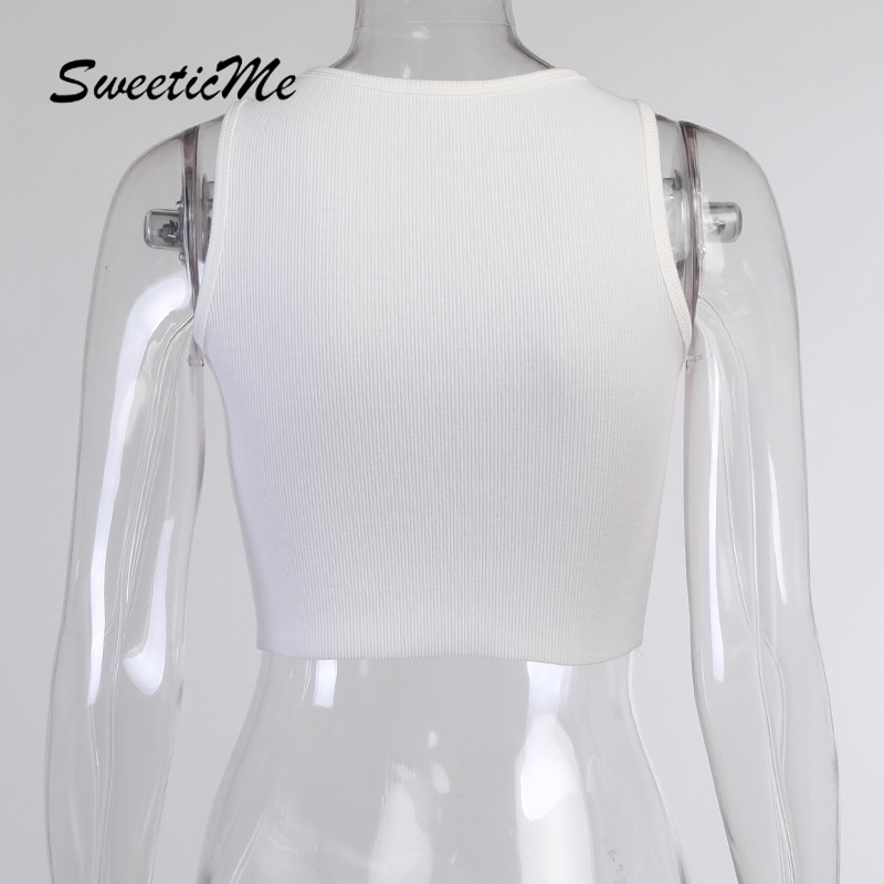 Áo không tay in họa tiết đầu lâu cá tính dành cho nữ | BigBuy360 - bigbuy360.vn