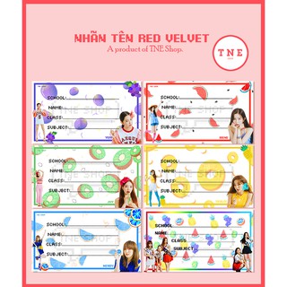 Nhãn tên Red Velvet