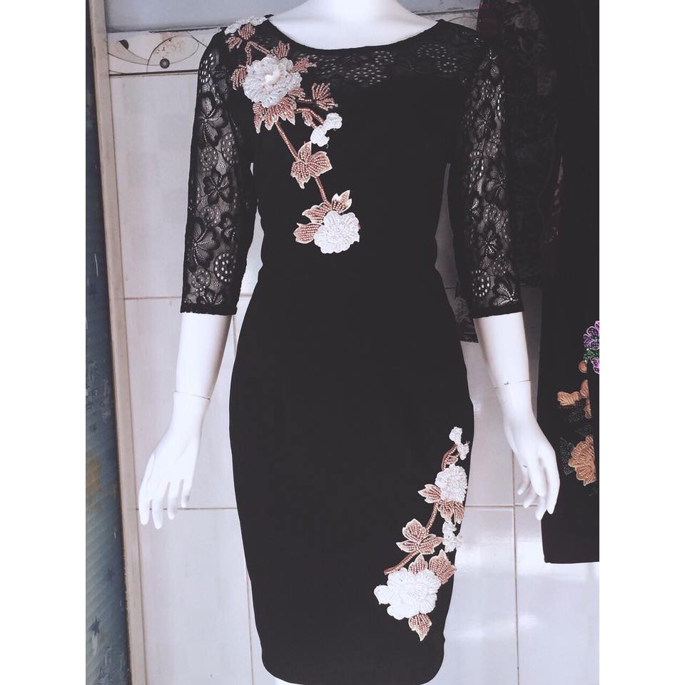 Đầm trung niên nữ cao cấp thiết kế sang trọng