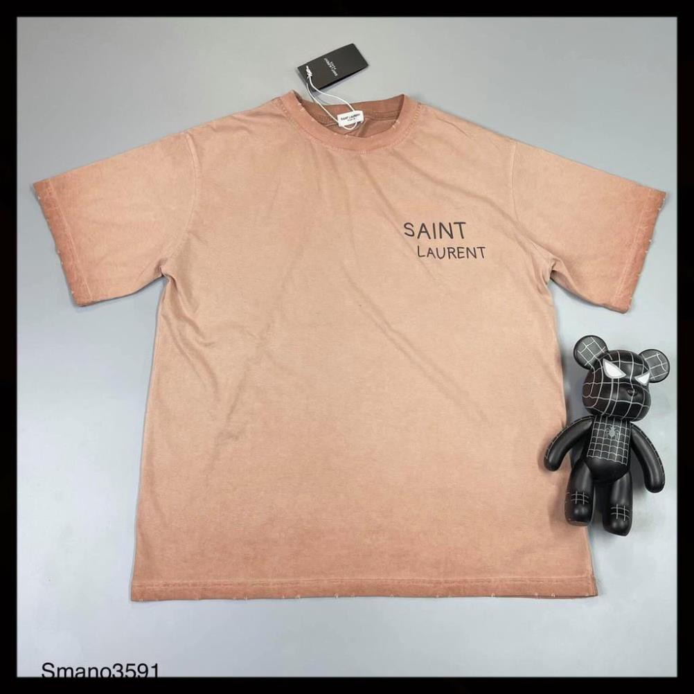 Áo phông nam nữ 🔱FULL SIZE ĐỦ MÀU🔱 Áo T SHIRT Saint Laurent basic logo ngực P87