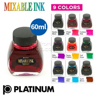 [HÀNG CHÍNH HÃNG]MỰC LỌ PLATINUM  MIXABLE 60ML