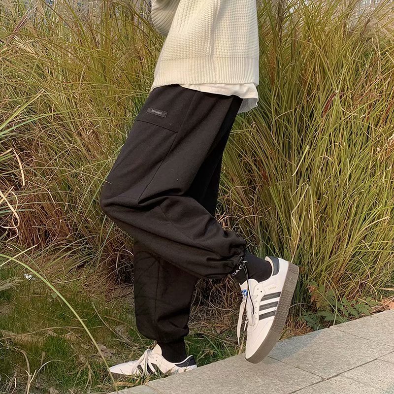 Men's Fashion Simple Design Drawstring Sports Long Pants. M-2Xl