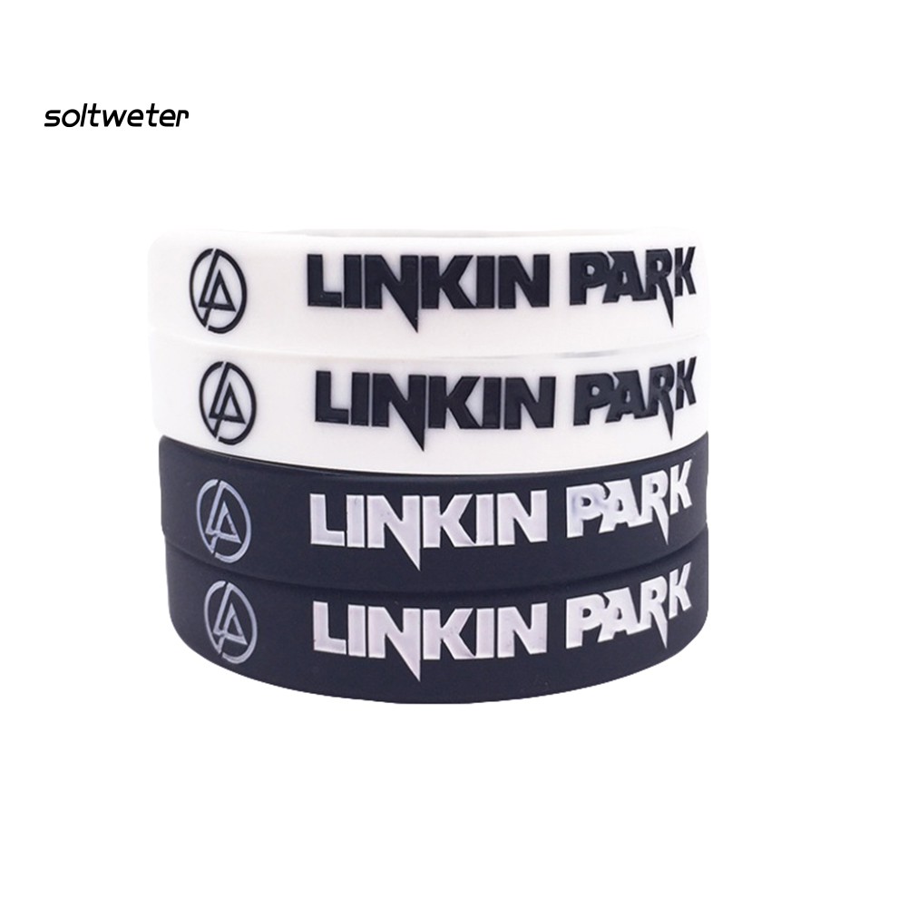 Vòng Tay Silicon In Chữ Linkin Park Cá Tính Trẻ Trung Dành Cho Nam Và Nữ