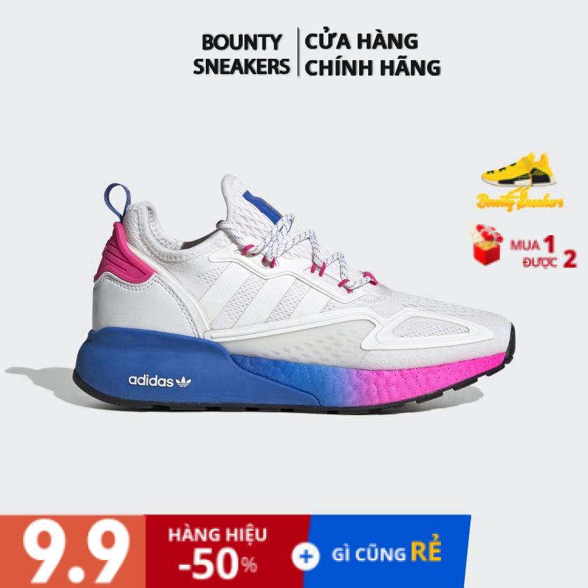 Giày Sneaker Thể Thao Nam Nữ Adidas ZX 2K Boost W "Cloud White / Shock Pink" FY0605 - Hàng Chính Hãng - Bounty Sneakers