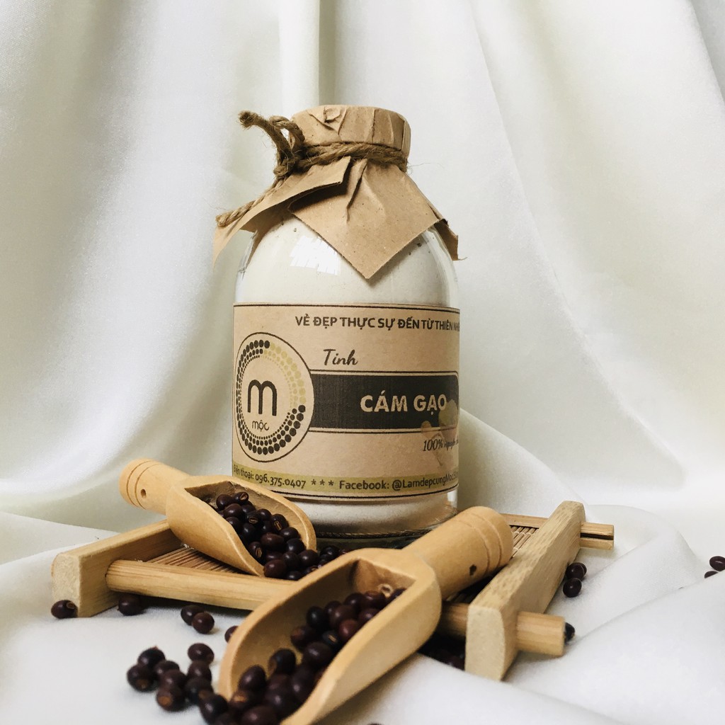 Bột Tinh Cám Gạo thiên nhiên đắp mặt nạ nguyên chất 200ml (140g)