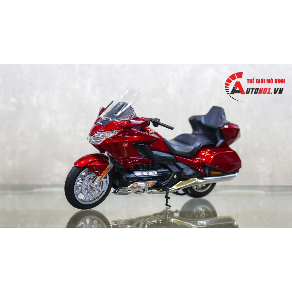 MÔ HÌNH XE HONDA GOLDWING 2020 RED 1:12 WELLY 7487