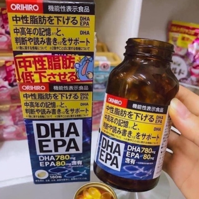 Viên uống bổ não DHA EPA nhật bản 180 viên