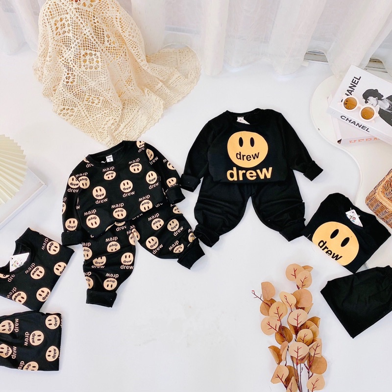 Set bộ Drew cho bé trai, bé gái (1tuổi - 4 tuổi)