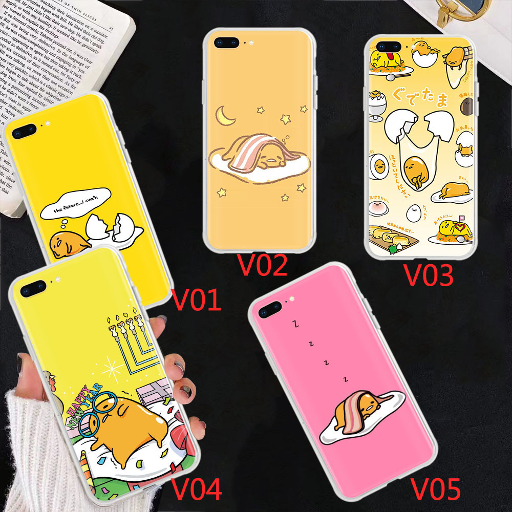 Ốp Điện Thoại Mềm Trong Suốt Hình Trứng Lười Gudetama Cho iPhone 7 6S 6 5 XR 11 5S 8 Max SE Pro Plus Va124