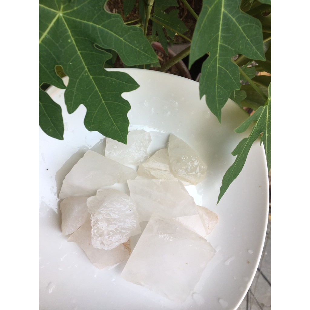 100gr Đá thô thanh tẩy màu trắng  No Brand