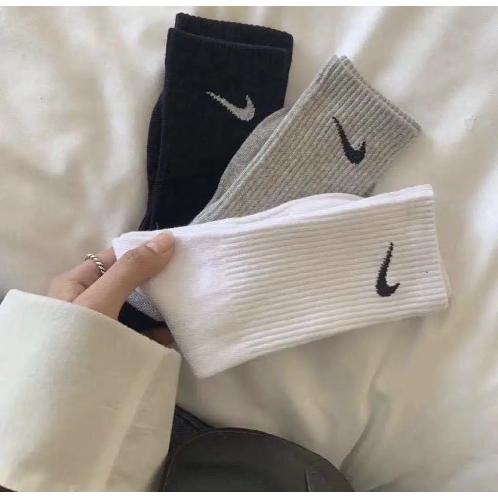 [Rẻ Vô Địch] Tất Cao Cổ Thương Hiệu - Tất Cao Cổ N i k e Cá Tính