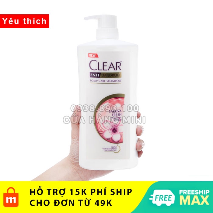 【DATE MỚI】 Dầu Gội Sạch Gàu Clear Hương Bạc Hà Thái Lan - 480ml