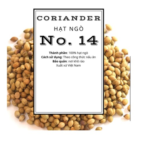 500g Hạt mùi Coriander seed Atlas (chiết từ gói lớn)