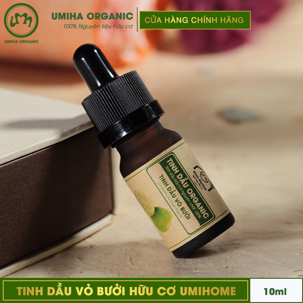 Tinh dầu Vỏ Bưởi hữu cơ UMIHA nguyên chất | Grapefruit Peel Essential Oil 100% Organic 10ml